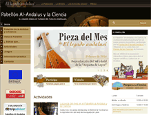 Tablet Screenshot of alandalusylaciencia.es